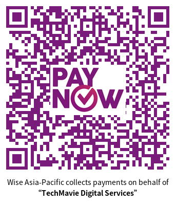 PayNow QR code for TechMavie Digital Services